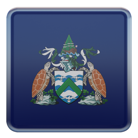 Ascension Island Flag  3D Flag