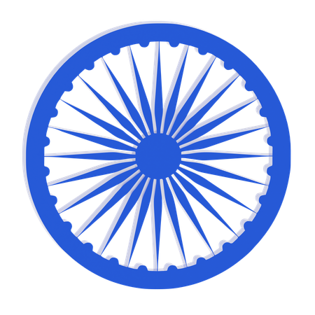 Ashoka Chakra  3D Icon