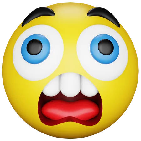 Emoji asombrado  3D Icon