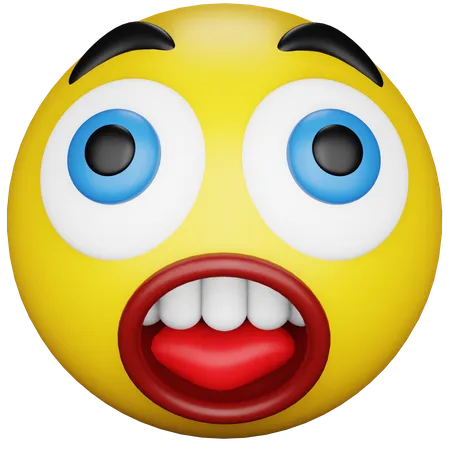 Emoji asombrado  3D Icon