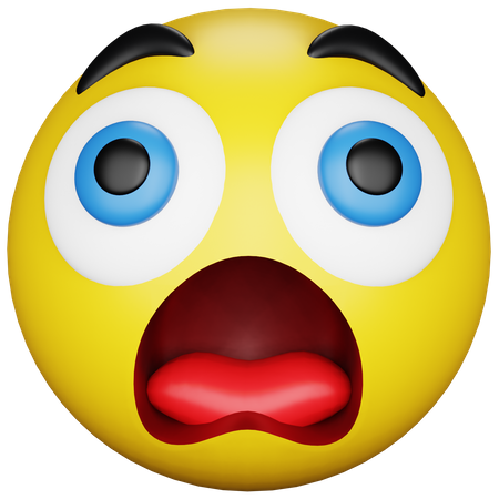 Emoji asombrado  3D Icon