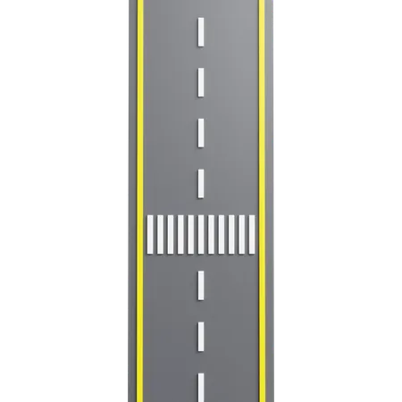 Asphalt Road  3D Icon