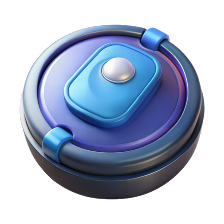 Aspirateur robot  3D Icon