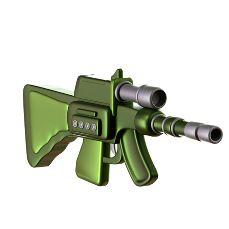 Assault Rifle  3D Icon