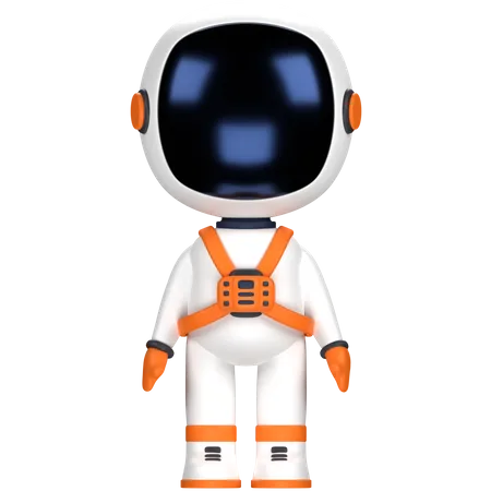 Astronaut  3D Illustration