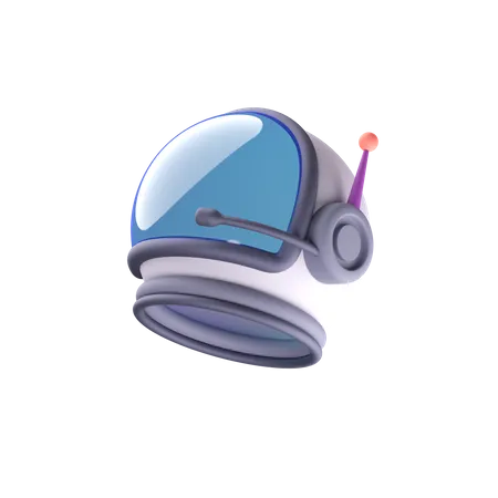 Astronaut Helmet  3D Icon