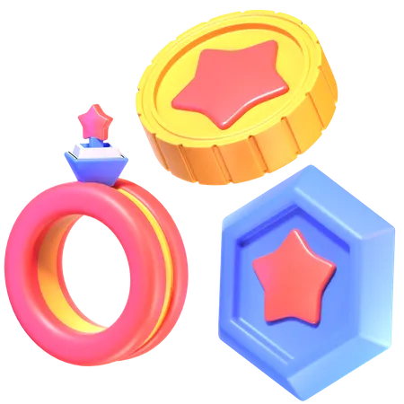 Recursos do jogo  3D Icon