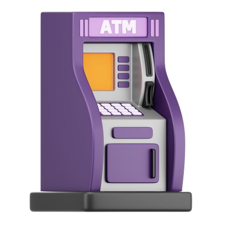 ATM 기계  3D Icon