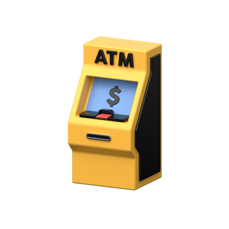 ATM Machine  3D Icon