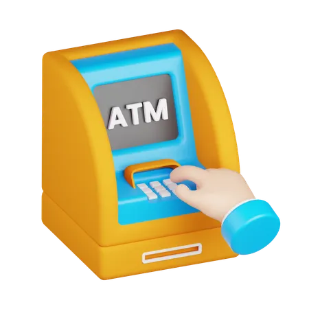 Atm Withdraw  3D Icon