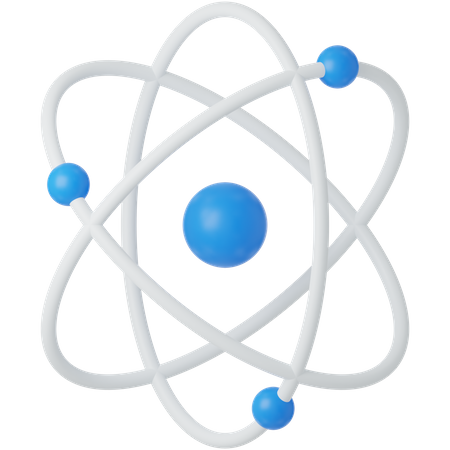 Atom  3D Icon