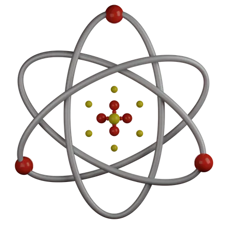 Atomique  3D Illustration