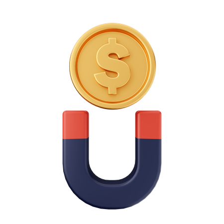 Atraer dinero  3D Icon