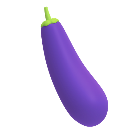 Aubergine  3D Illustration