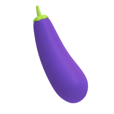 Aubergine  3D Illustration