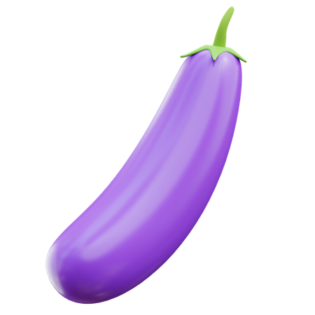 Aubergine  3D Icon