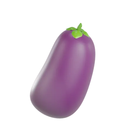 Aubergine  3D Illustration