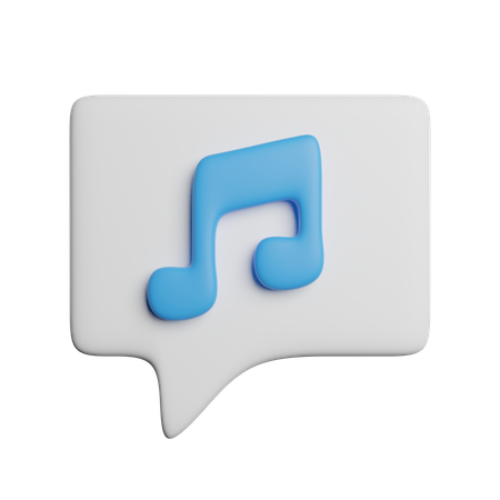 Audio Message  3D Icon