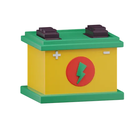 Autobatterie  3D Icon