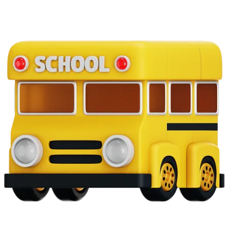 Autobús escolar  3D Icon