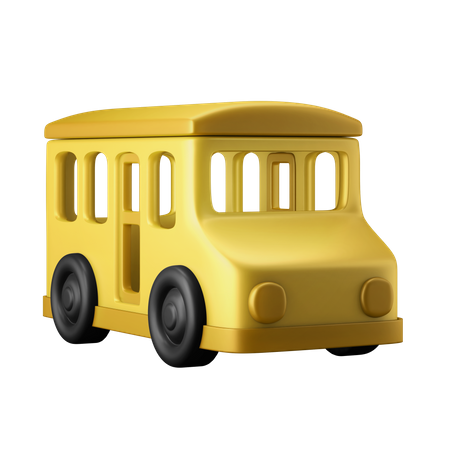 Autobús escolar  3D Illustration