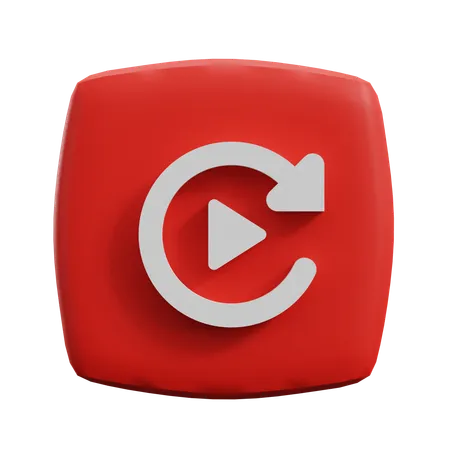 Autoplay  3D Icon