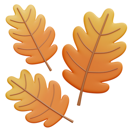 Autumn Leaves  3D Icon