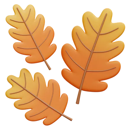 Autumn Leaves  3D Icon