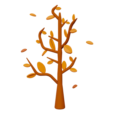 Autumn Tree  3D Icon