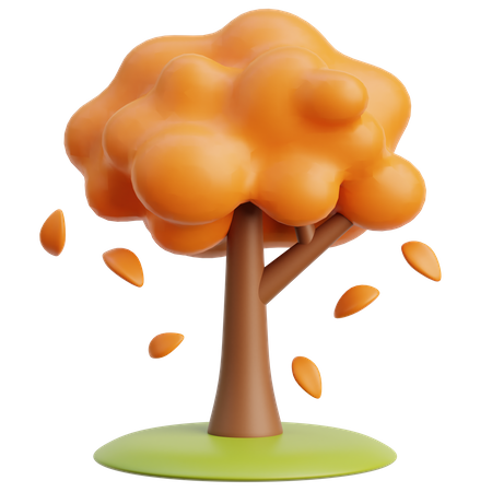 Autumn Tree  3D Icon