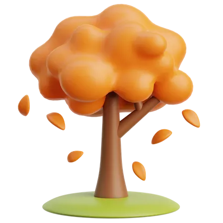 Autumn Tree  3D Icon