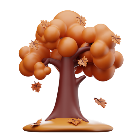 Autumn Tree  3D Icon