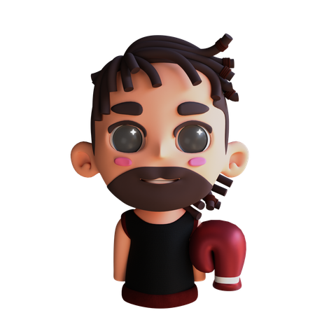 Avatar Boxer  3D Icon