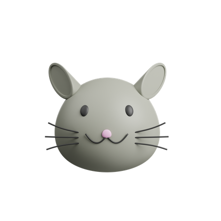 Avatar de gato  3D Illustration