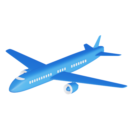 Avião  3D Icon