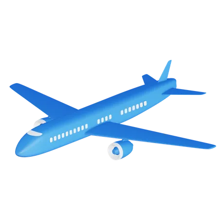 Avião  3D Icon