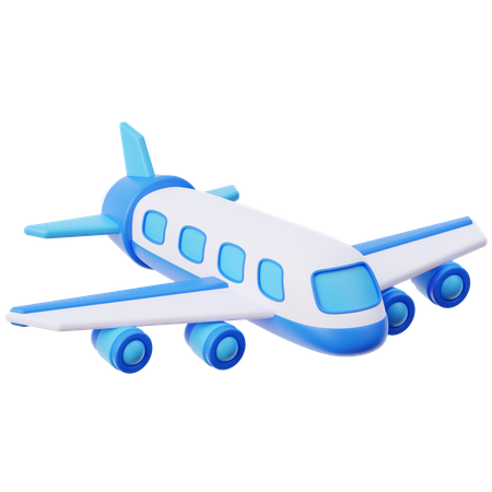 Avião  3D Icon