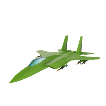 Avião a jato  3D Icon