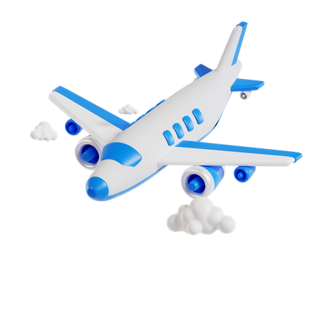 Avião voando  3D Icon