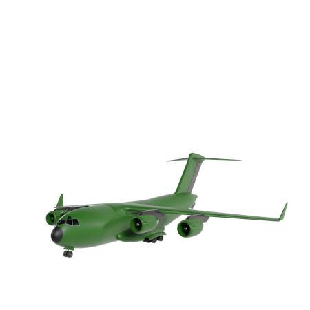 Avión del ejército  3D Icon