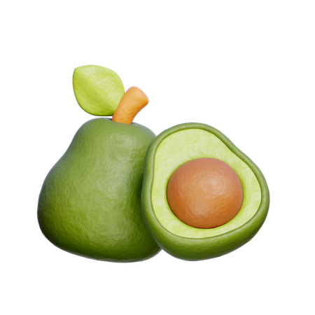 Avocado  3D Icon