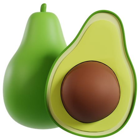 Avocado  3D Icon