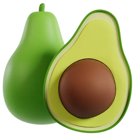 Avocado  3D Icon