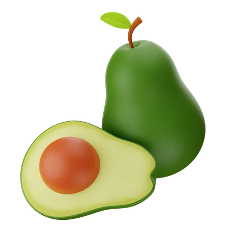 Avocado  3D Icon