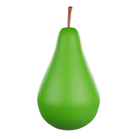 Avocado Fruit  3D Icon