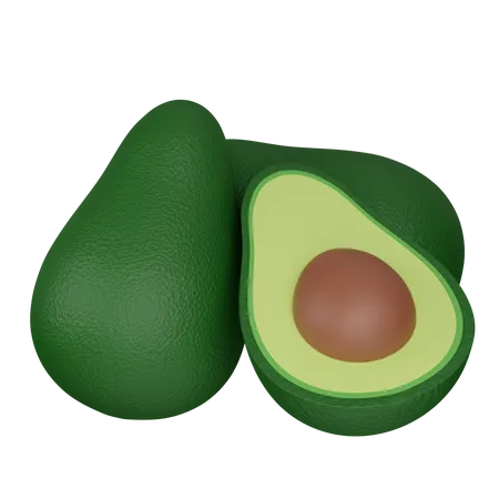 Avocados  3D Icon