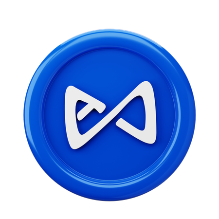 Moeda Axie Infinity AXS  3D Icon