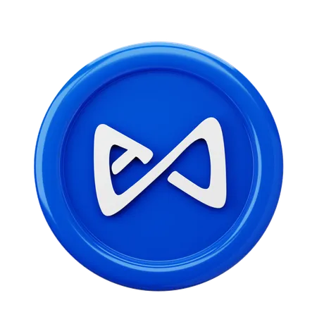 Moeda Axie Infinity AXS  3D Icon