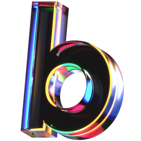 Letra b  3D Icon