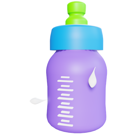 Baby bottle  3D Illustration